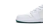 Reps StockX Shoes Air Jordan 1 Mid White Mystic Green CD6759-103??