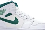 Reps StockX Shoes Air Jordan 1 Mid White Mystic Green CD6759-103??