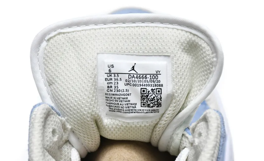 Reps StockX Shoes Air Jordan 1 Mid SE Sail Light Blue DA4666-100??