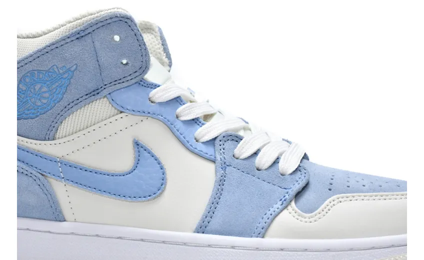 Reps StockX Shoes Air Jordan 1 Mid SE Sail Light Blue DA4666-100??