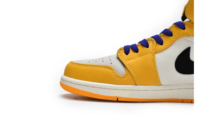 Reps StockX Shoes Air Jordan 1 Mid SE Lakers 852542-700??