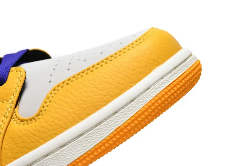 Reps StockX Shoes Air Jordan 1 Mid SE Lakers 852542-700??