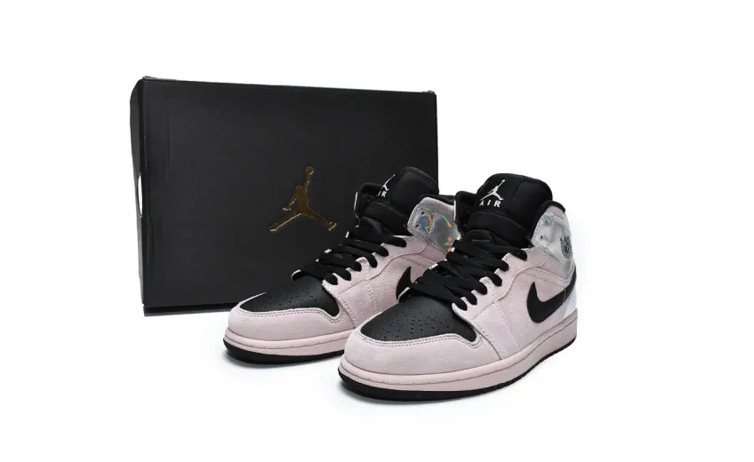Reps StockX Shoes Air Jordan 1 Mid Iridescent BQ6472-602??