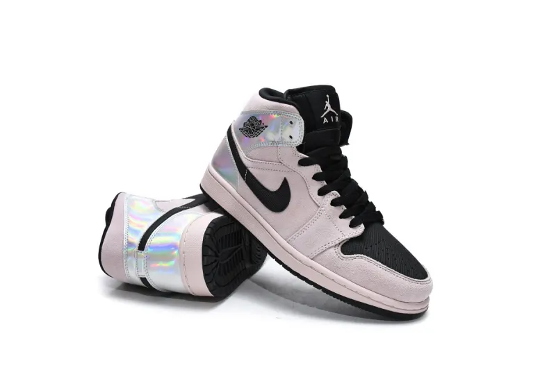 Reps StockX Shoes Air Jordan 1 Mid Iridescent BQ6472-602??