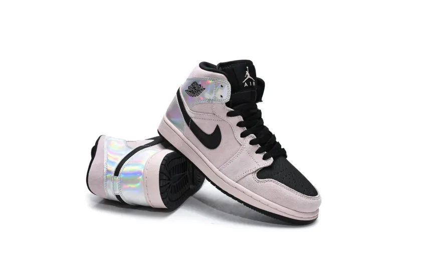 Reps StockX Shoes Air Jordan 1 Mid Iridescent BQ6472-602??