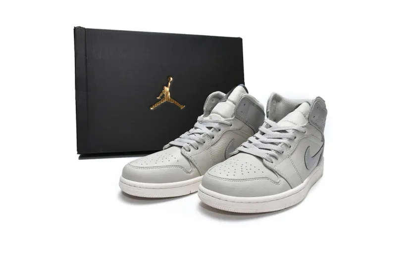Reps StockX Shoes Air Jordan 1 Mid SE Light Bone 852542-003??