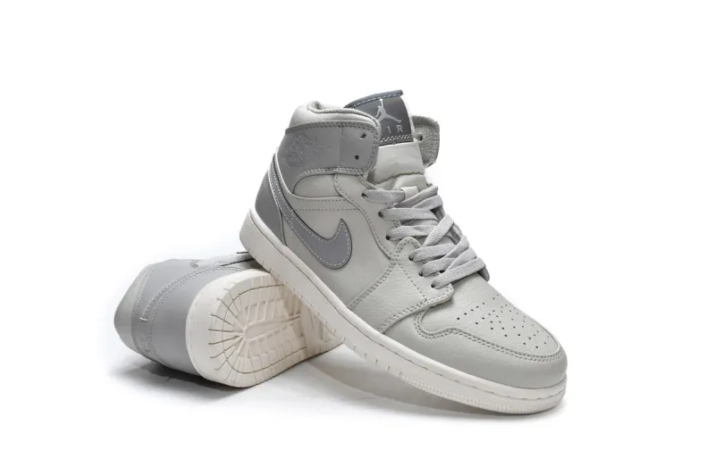 Reps StockX Shoes Air Jordan 1 Mid SE Light Bone 852542-003??