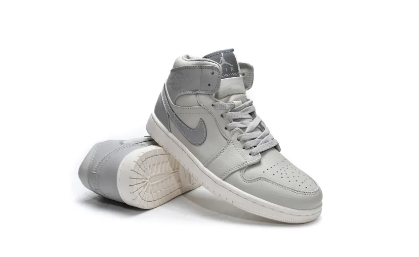Reps StockX Shoes Air Jordan 1 Mid SE Light Bone 852542-003??
