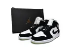 Reps StockX Shoes Air Jordan 1 Mid GS White Black Teal Tint BQ6931-103??