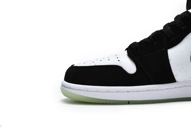 Reps StockX Shoes Air Jordan 1 Mid GS White Black Teal Tint BQ6931-103??