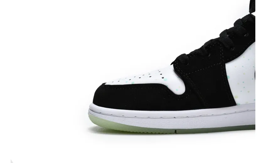 Reps StockX Shoes Air Jordan 1 Mid GS White Black Teal Tint BQ6931-103??
