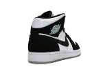 Reps StockX Shoes Air Jordan 1 Mid GS White Black Teal Tint BQ6931-103??