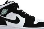 Reps StockX Shoes Air Jordan 1 Mid GS White Black Teal Tint BQ6931-103??