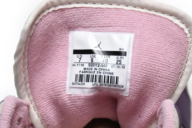 Reps StockX Shoes Air Jordan 1 Mid GS Pro Purple 555112-500??