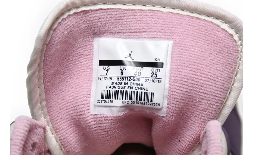 Reps StockX Shoes Air Jordan 1 Mid GS Pro Purple 555112-500??