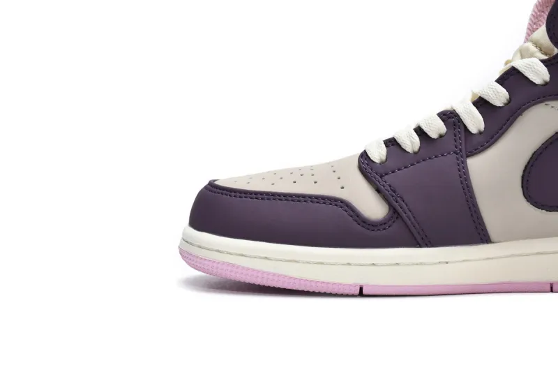 Reps StockX Shoes Air Jordan 1 Mid GS Pro Purple 555112-500??