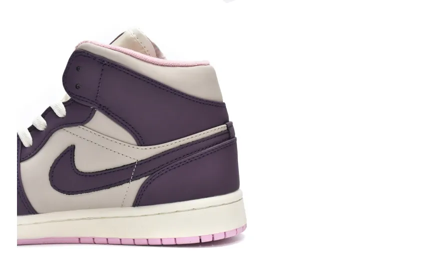 Reps StockX Shoes Air Jordan 1 Mid GS Pro Purple 555112-500??