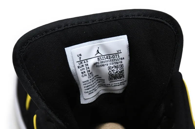 Reps StockX Shoes Air Jordan 1 Mid Yellow Toe 852542-071??