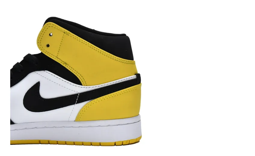 Reps StockX Shoes Air Jordan 1 Mid Yellow Toe 852542-071??