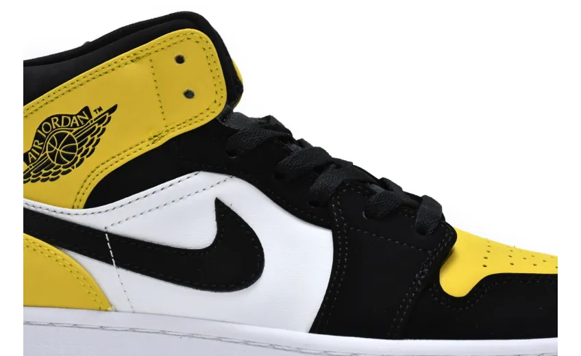 Reps StockX Shoes Air Jordan 1 Mid Yellow Toe 852542-071??