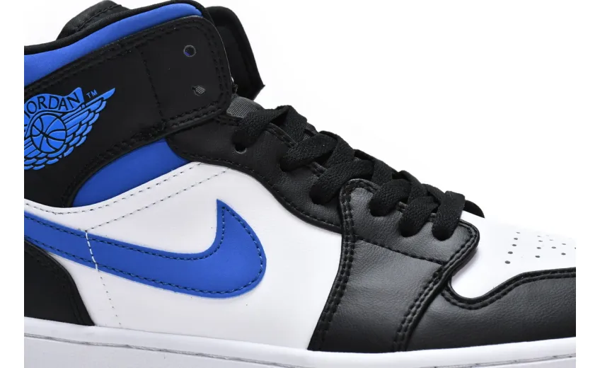 Reps StockX Shoes Air Jordan 1 Mid Racer Blue 554724-140??