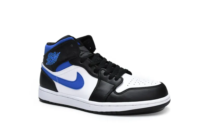 Reps StockX Shoes Air Jordan 1 Mid Racer Blue 554724-140??