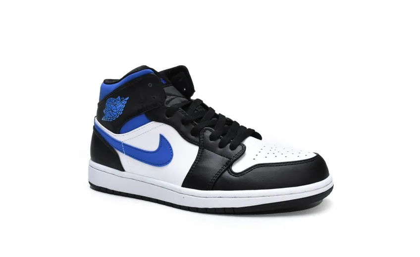 Reps StockX Shoes Air Jordan 1 Mid Racer Blue 554724-140??