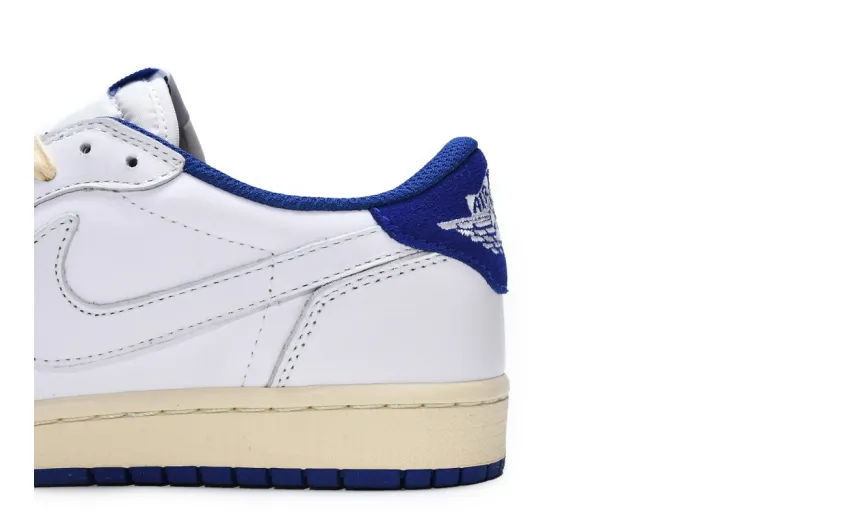 Reps StockX Shoes Travis Scott x Air Jordan 1 Low Blue Bottom Barb DM9868-218??