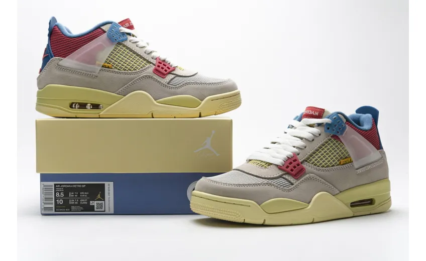 Reps StockX Shoes Union LA x Air Jordan 4 Retro “Guava Ice” DC9533-800??