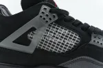 Reps StockX Shoes OFF White x Air Jordan 4 Bred Black Red CV9388-001??