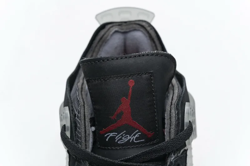 Reps StockX Shoes OFF White x Air Jordan 4 Bred Black Red CV9388-001??