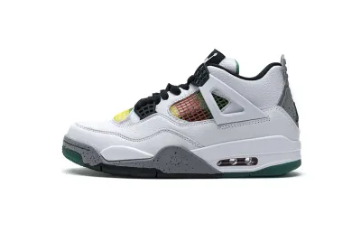 Air Jordan 4 Retro Lucid Green Rasta AQ9129-100 01