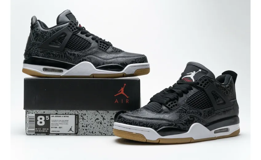 Reps StockX Shoes Air Jordan 4 Retro “Black Laser” CI1184-001??