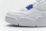 Jordan Retro 4 White Purple