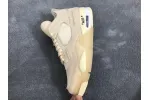 Reps StockX Shoes OFF White x Air Jordan 4 Sail Yellow CV9388-100??