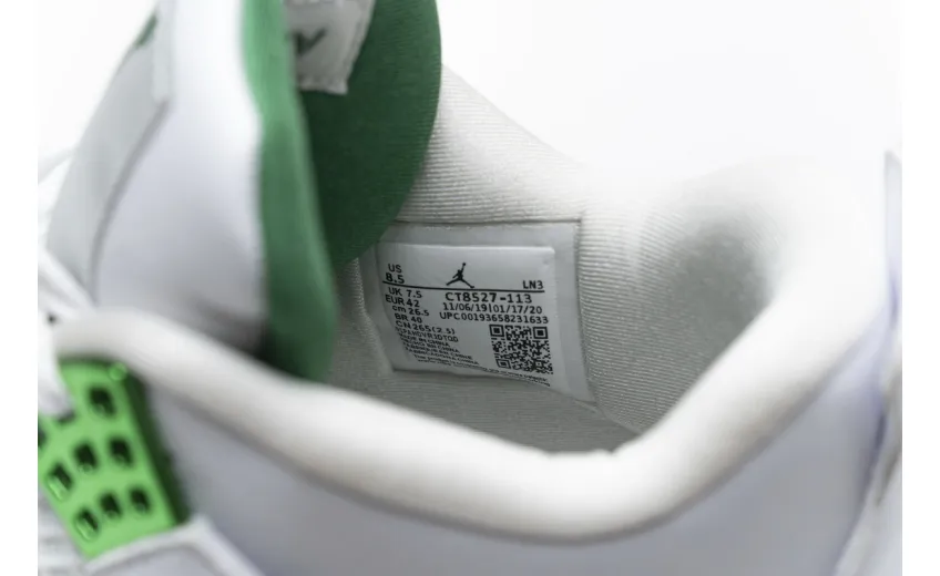 Reps StockX Shoes Air Jordan 4 Retro “Metallic Green” CT8527-113??