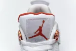 Reps StockX Shoes Air Jordan 4 Retro 'Orange Metallic' 487724-118??