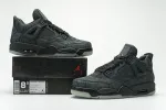 Reps StockX Shoes Air Jordan 4 Retro KAWS Black 930155-001??