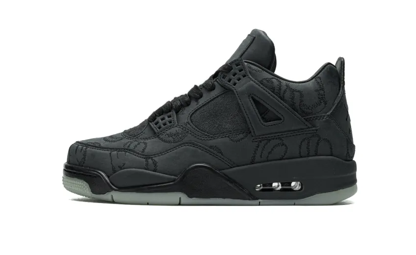 Reps StockX Shoes Air Jordan 4 Retro KAWS Black 930155-001??