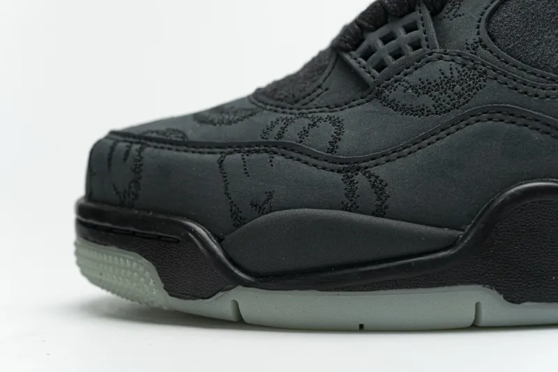 Reps StockX Shoes Air Jordan 4 Retro KAWS Black 930155-001??