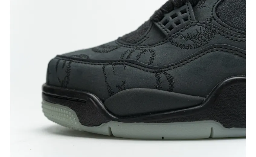 Reps StockX Shoes Air Jordan 4 Retro KAWS Black 930155-001??
