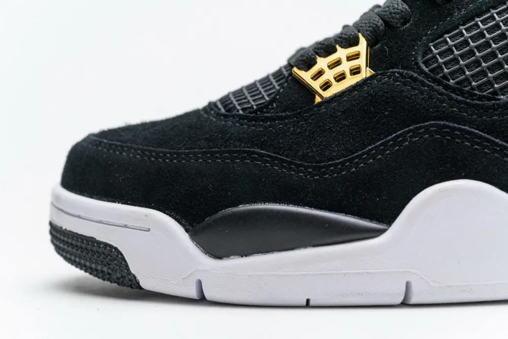 Reps StockX Shoes Air Jordan 4 Retro “Royalty” Black Gold 308497-032??