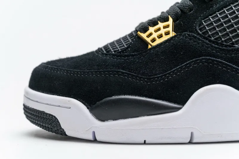 Reps StockX Shoes Air Jordan 4 Retro “Royalty” Black Gold 308497-032??