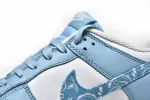 Reps StockX Shoes Nike Dunk Low Blue Paisley DH4401-101??