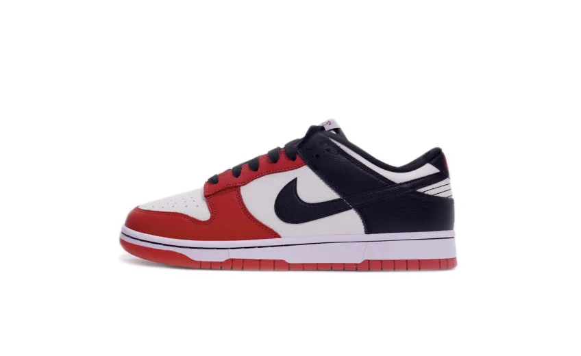 Reps StockX Shoes NBA x Nike Dunk Low EMB 75th Anniversary Red White Black DD3363-100??