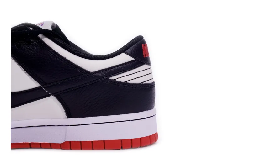Reps StockX Shoes NBA x Nike Dunk Low EMB 75th Anniversary Red White Black DD3363-100??