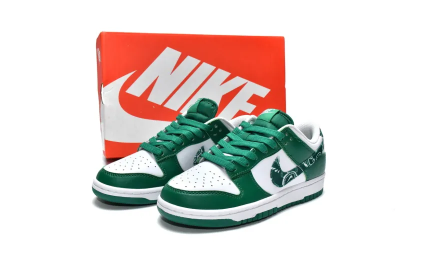Reps StockX Shoes Nike Dunk Low ESS Green Paisley DH4401-102??