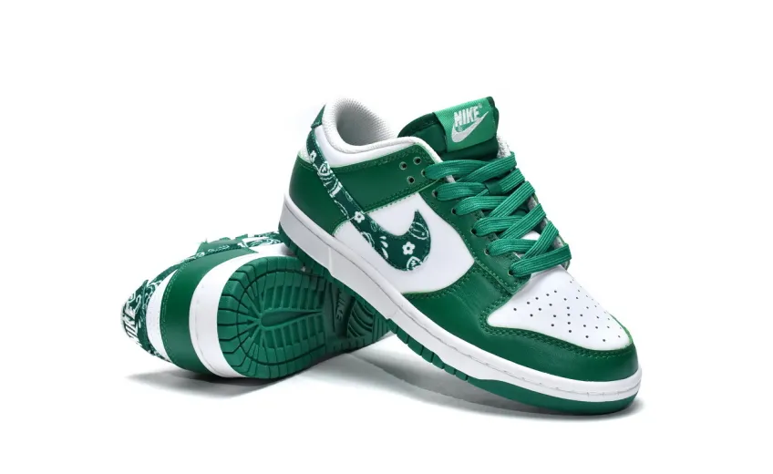 Reps StockX Shoes Nike Dunk Low ESS Green Paisley DH4401-102??