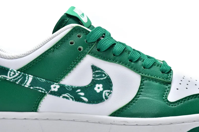 Reps StockX Shoes Nike Dunk Low ESS Green Paisley DH4401-102??