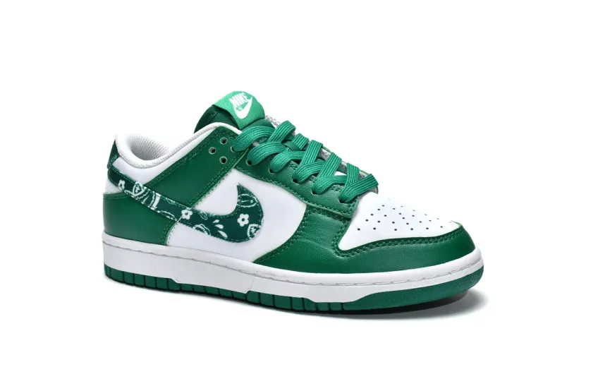 Reps StockX Shoes Nike Dunk Low ESS Green Paisley DH4401-102??